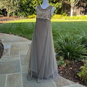 Vintage 1960’s Beaded Chiffon Evening Gown